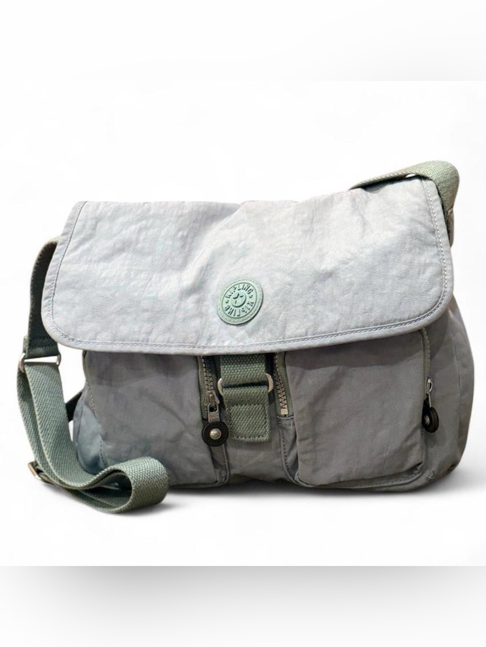 Kipling Blue/Light Teal Casual Rita Crossbody Messenger Bag. Like new!